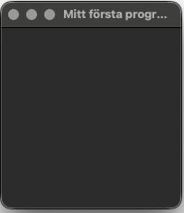 Exempel på Tkinter-fönster