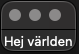 Tkinter-fönster med text